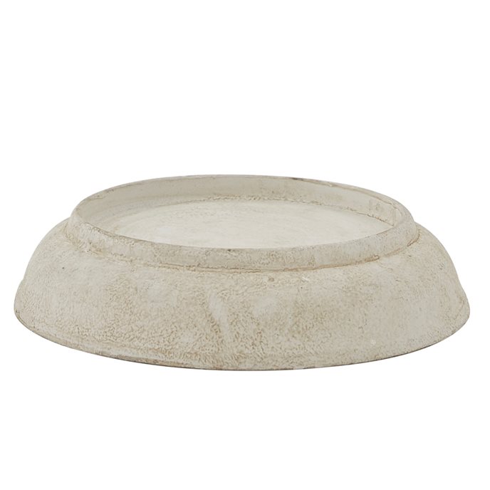 Cream Metal Bell Cloche Base Small Thumbnail