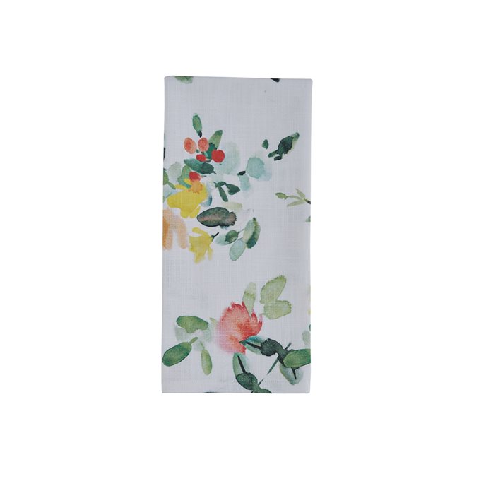 Happy Life Printed Towel - Floral Thumbnail