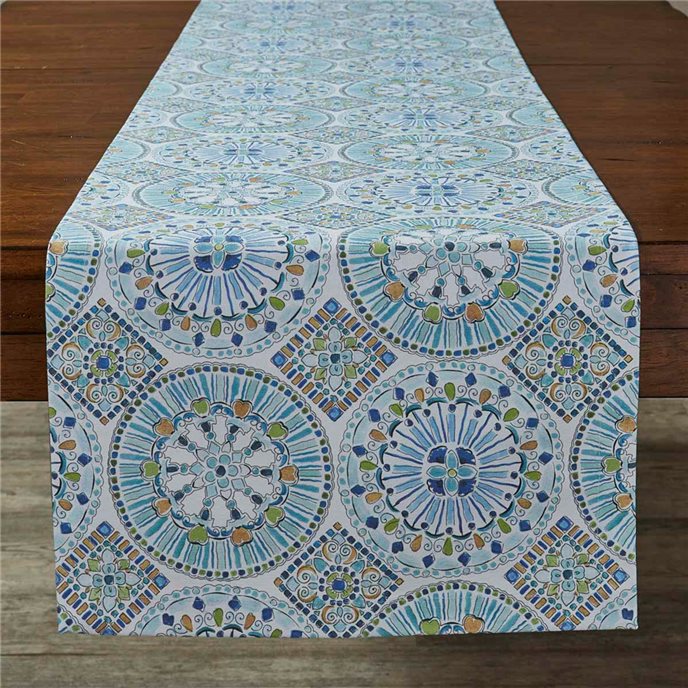 Mediterranean Oasis Table Runner 15X72 Thumbnail