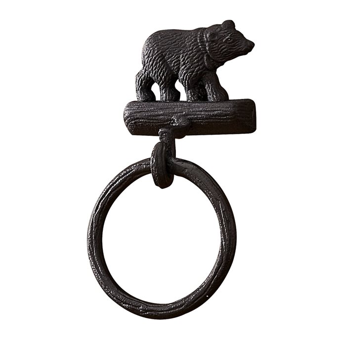 Cast Black Bear Ring Hook Thumbnail