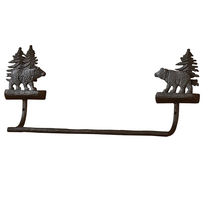 Cast Black Bear Towel Bar 16 Thumbnail