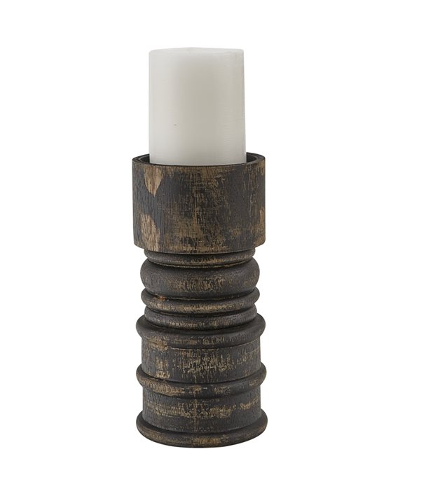 Rustic Candlestick Short Black Thumbnail