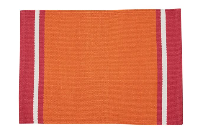 Cargo Stripe Placemat Tangerine Thumbnail