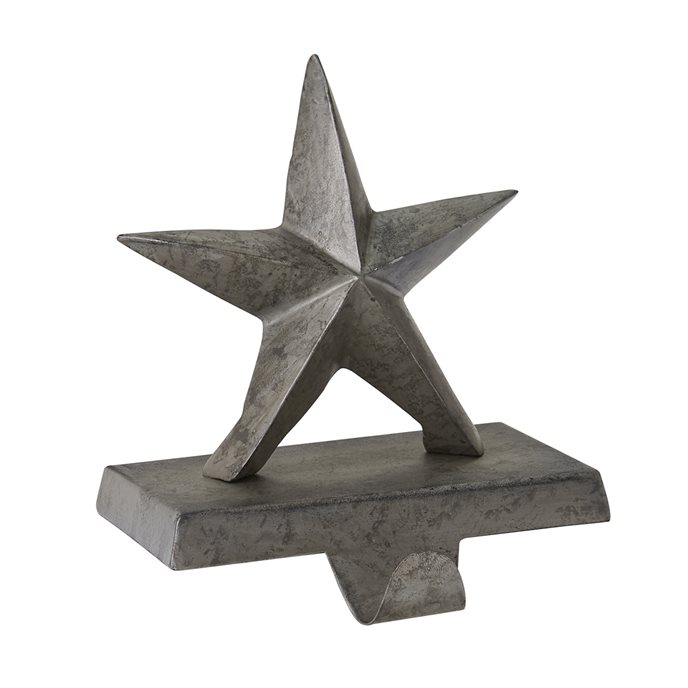 Star Stocking Hanger Galvanized Thumbnail