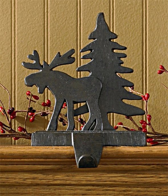 Moose & Tree Stocking Hanger Thumbnail