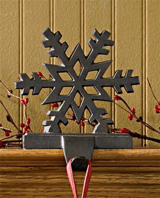 Snowflake Stocking Hanger Iron Thumbnail