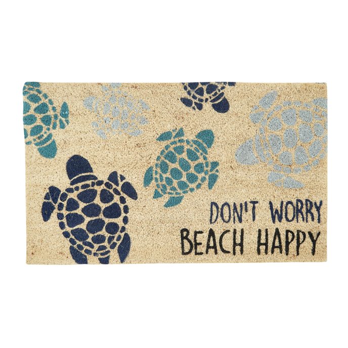 Don't Worry Beach Happy Doormat Thumbnail