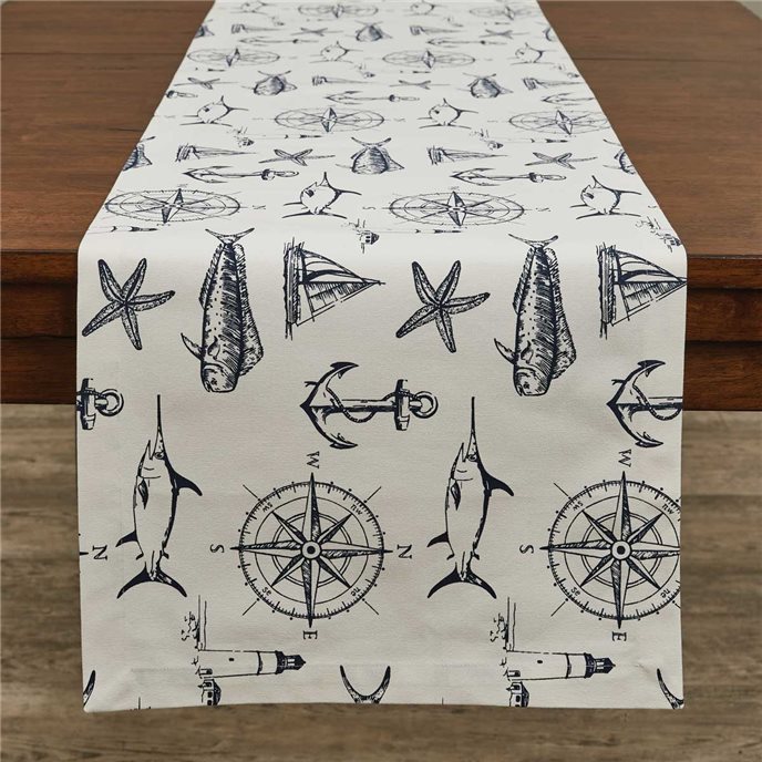 Captain'S Quarters Table Runner 15X54 - Natural Thumbnail