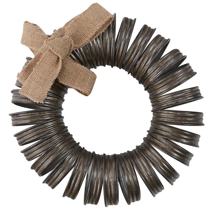 Mason Jar Lid Wreath Thumbnail