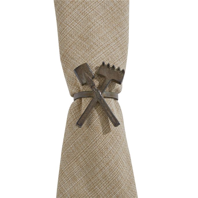 Shovel And Rake Napkin Ring Thumbnail