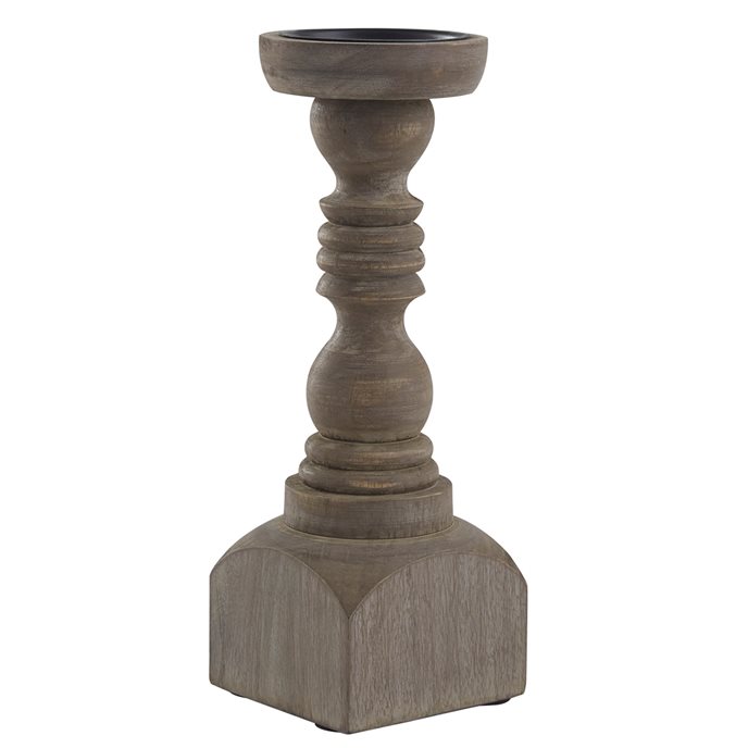 Brighton Wood Candlestick 12" Thumbnail