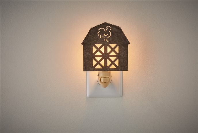 Barn Night Light Galvanized Thumbnail