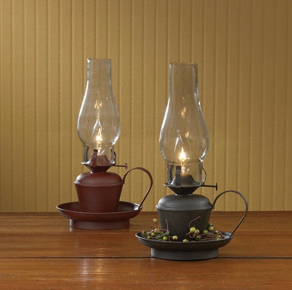 Oil Lamp 14" Black Thumbnail