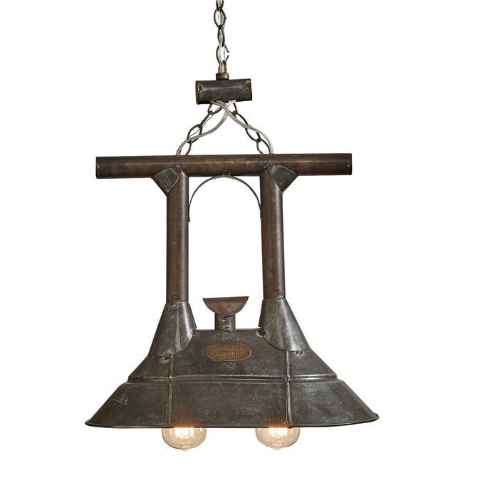 Tin Washer Double Pendant Light Thumbnail