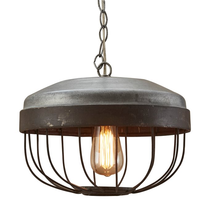 Chicken Feeder Pendant LIght Thumbnail