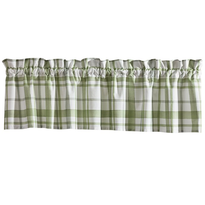 Greenlee Printed Plaid Valance 60"X 14" Thumbnail