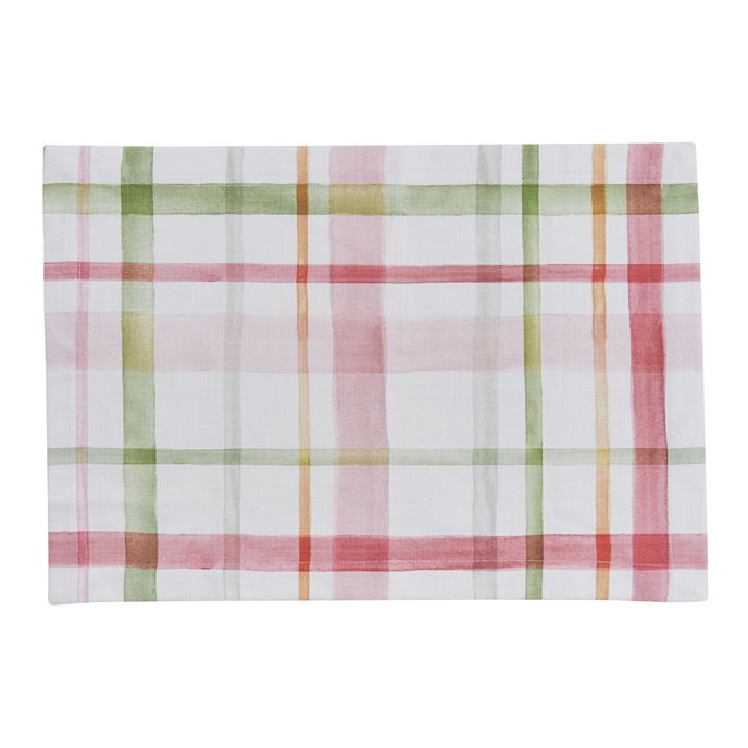 Bella Watercolor Plaid Placemat Thumbnail