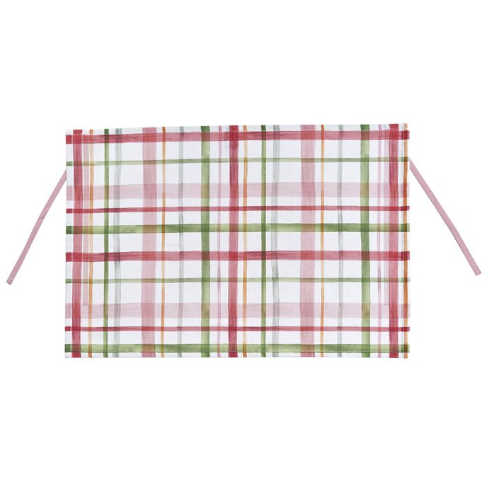 Bella Watercolor Plaid Dishtowel Apron Thumbnail