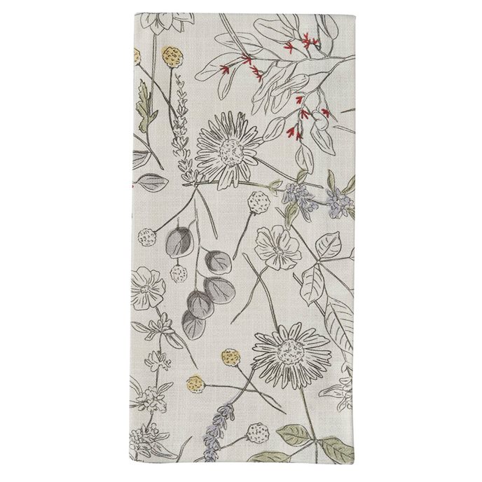 Chloe Floret Printed Dishtowel Thumbnail