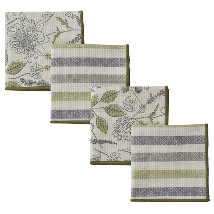 Chloe Printed Set Of 4 Dishcloths Thumbnail