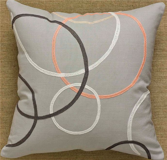 Cordon Emb Pillow Cover 18" Thumbnail