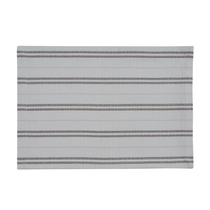 Railroad Stripe Woven Placemat - Spring Thumbnail