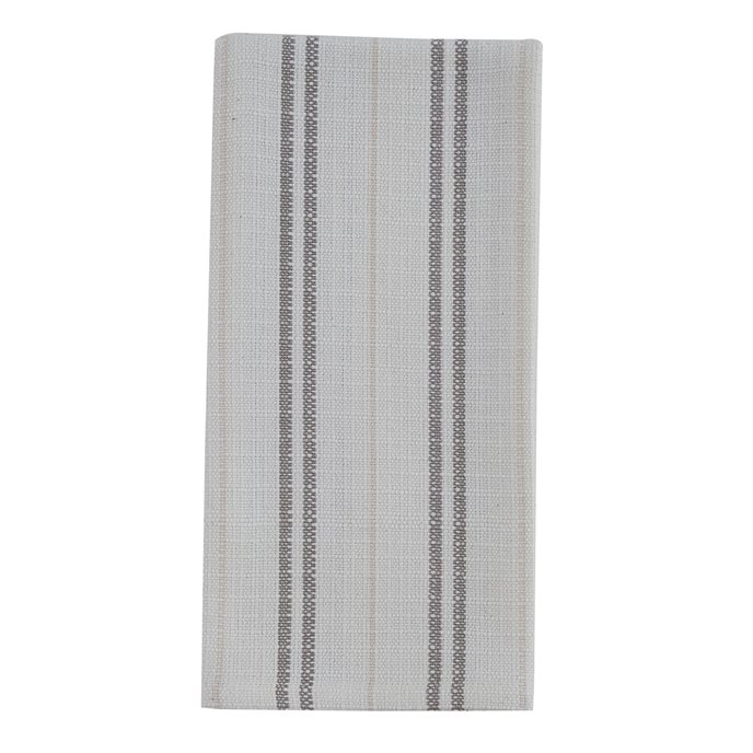 Railroad Stripe Woven Towel - Spring Thumbnail