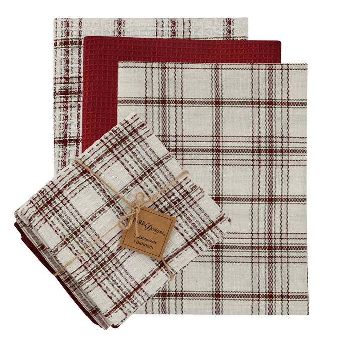 Apple Orchard 3 Dishtowel/1 Dishcloth Set Thumbnail