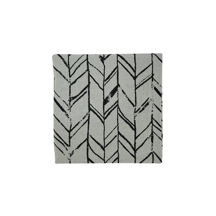 Distressed Herringbone Jacquard Napkin Thumbnail