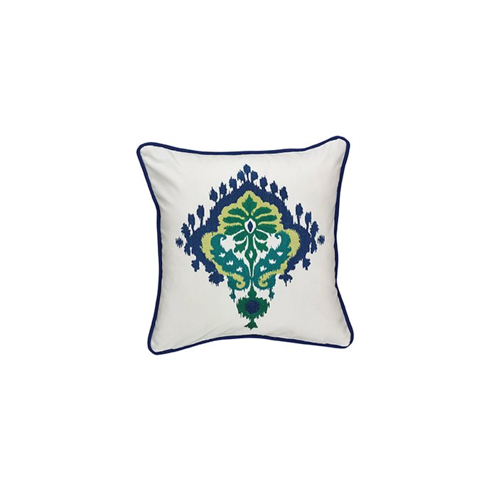 Majolica Emb Pillow Cover 18" Thumbnail