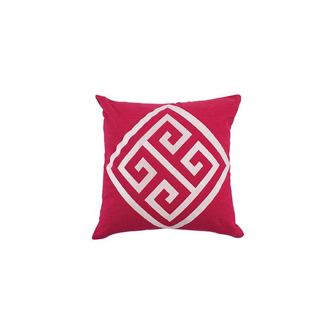 Emb Greek Key Pillow Cover 16" Thumbnail