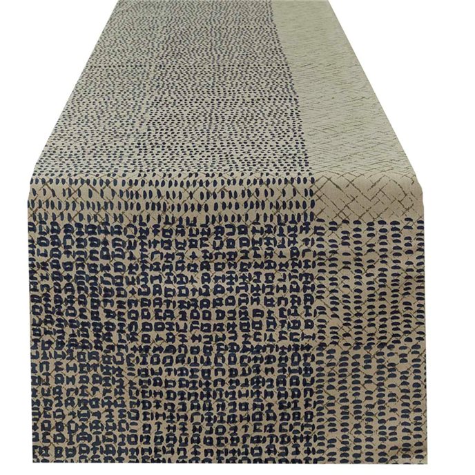 Criss Cross Table Runner Midnight 15X72 Thumbnail