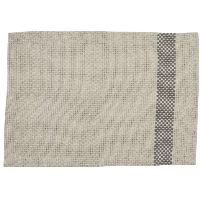 Checkerboard Placemat Gray Thumbnail