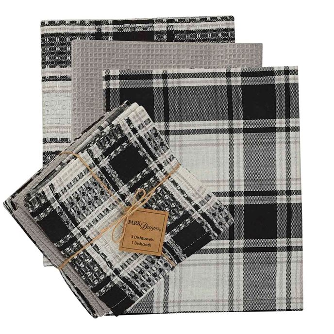 Crossroads 3 Dishtowel/1 Dishcloth Set Thumbnail