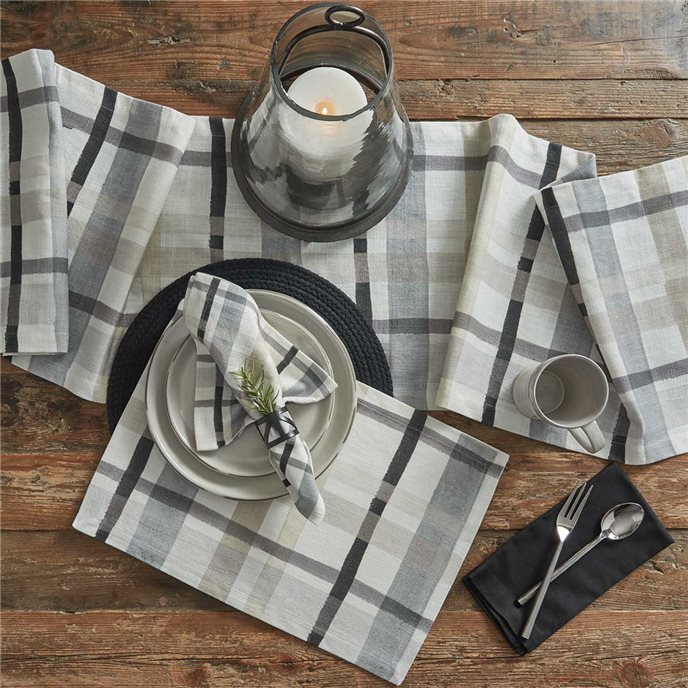 Urban Plaid Printed Table Runner 15X72 Thumbnail