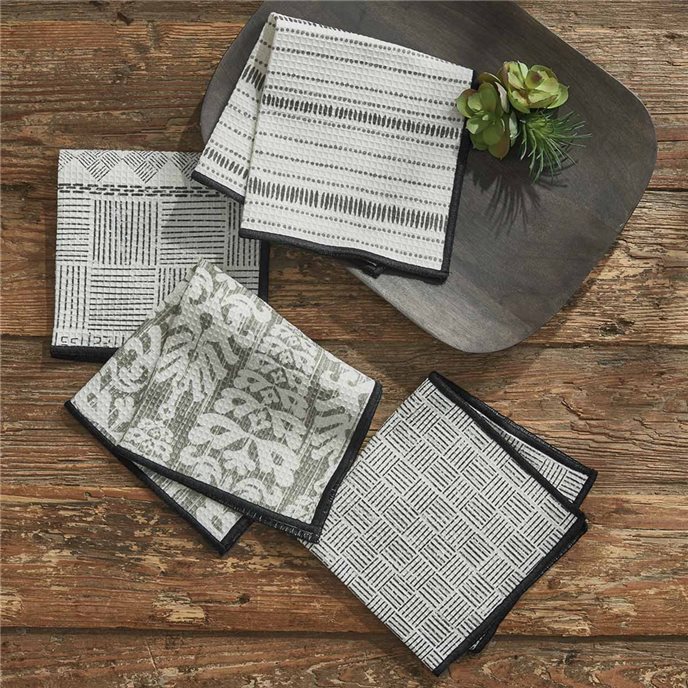 Urban Printed Set Of 4 Dishcloths Thumbnail