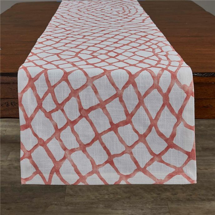 Seaview Table Runner 15X72 Coral Thumbnail