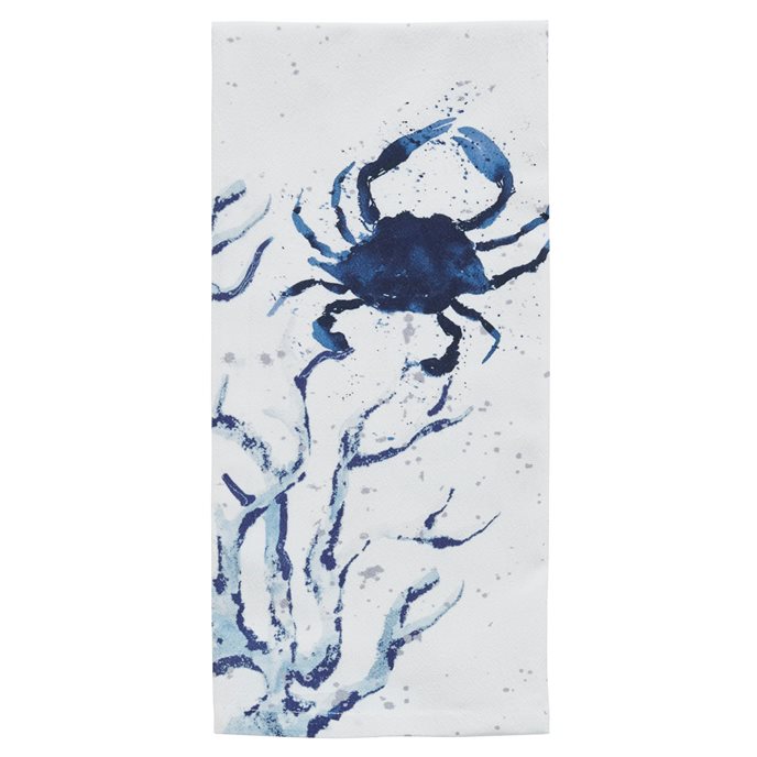 Deep Blue Sea Printed Towel - Crab Thumbnail