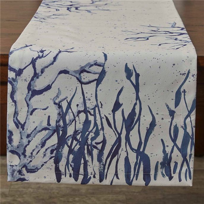 Deep Blue Sea Printed Table Runner 15X72 Thumbnail