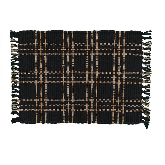 Sturbridge Chindi Placemat-Black Thumbnail