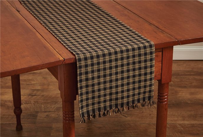 Sturbridge Table Runner 13X54-Black Thumbnail