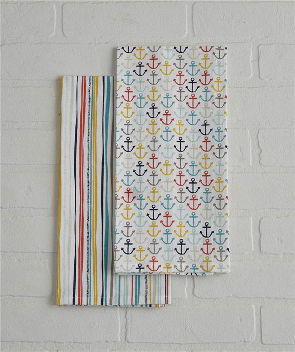 Anchor Flour SackDishtowel S/2 Thumbnail