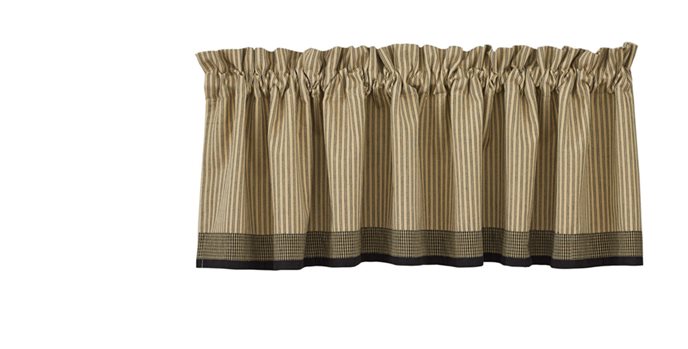 Prim Str Lined Brdr Valance 72X14 Thumbnail