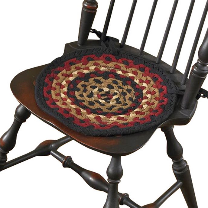 Folk Art Braid Chair Pad Thumbnail