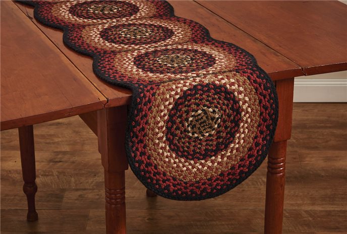 Folk Art Braid Table Runner 15X54 Thumbnail