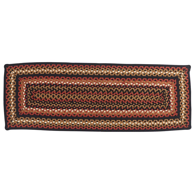 Folk Art Braided Rectangle Rug Runner 2X6 Thumbnail