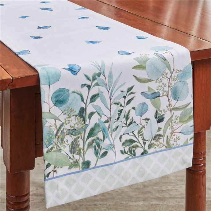 Eucalyptus Greens Table Runner 13X54 Thumbnail