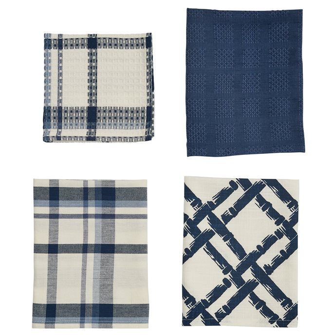 Bamboo Trellis 3 Dishtowel/Discloth Set Thumbnail