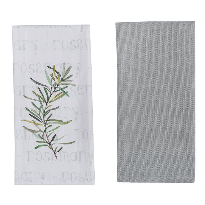 Herb Garden Rosemary 2 Dishtowel Set Thumbnail