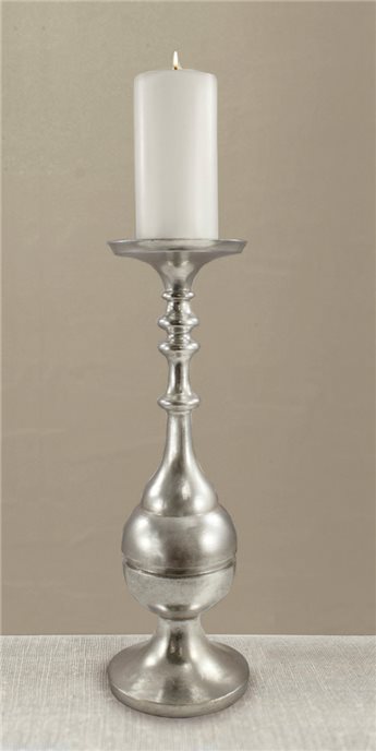 Finial Candle Holder Nickel Thumbnail